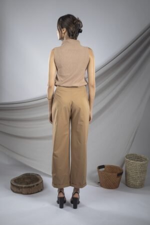 Pantalon Barrel Rory Gilmore Beige 2
