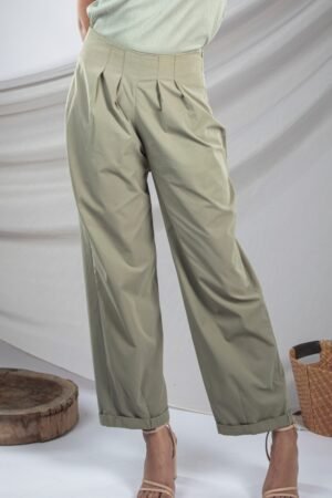 Pantalon Barrel Rory Gilmore Vert 0