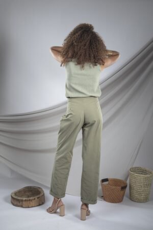 Pantalon Barrel Rory Gilmore Vert